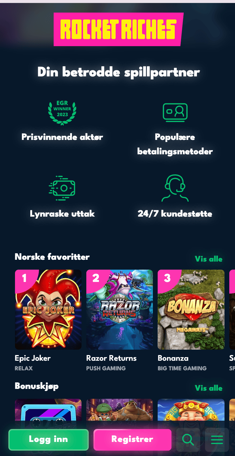 Rocket Riches Mobile